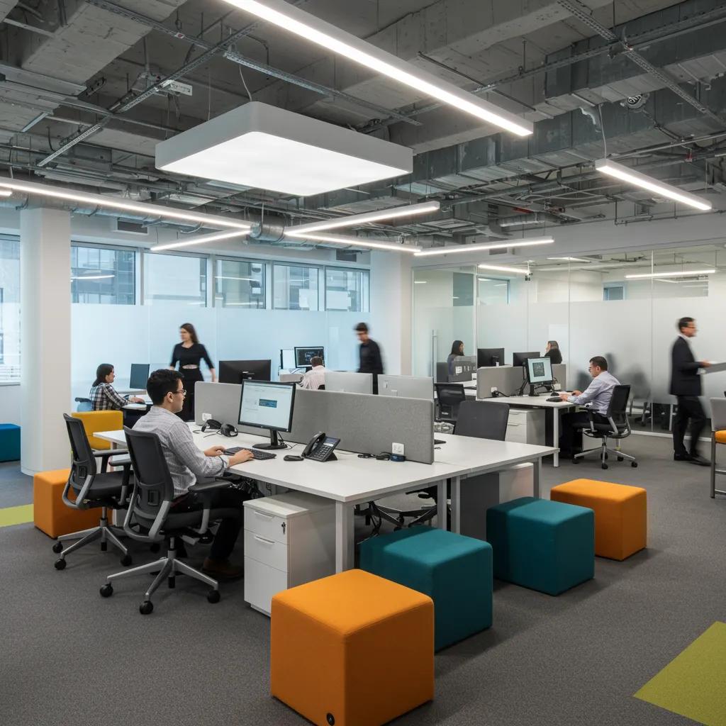 Modern office environment illustrating corporate real estate strategy and management