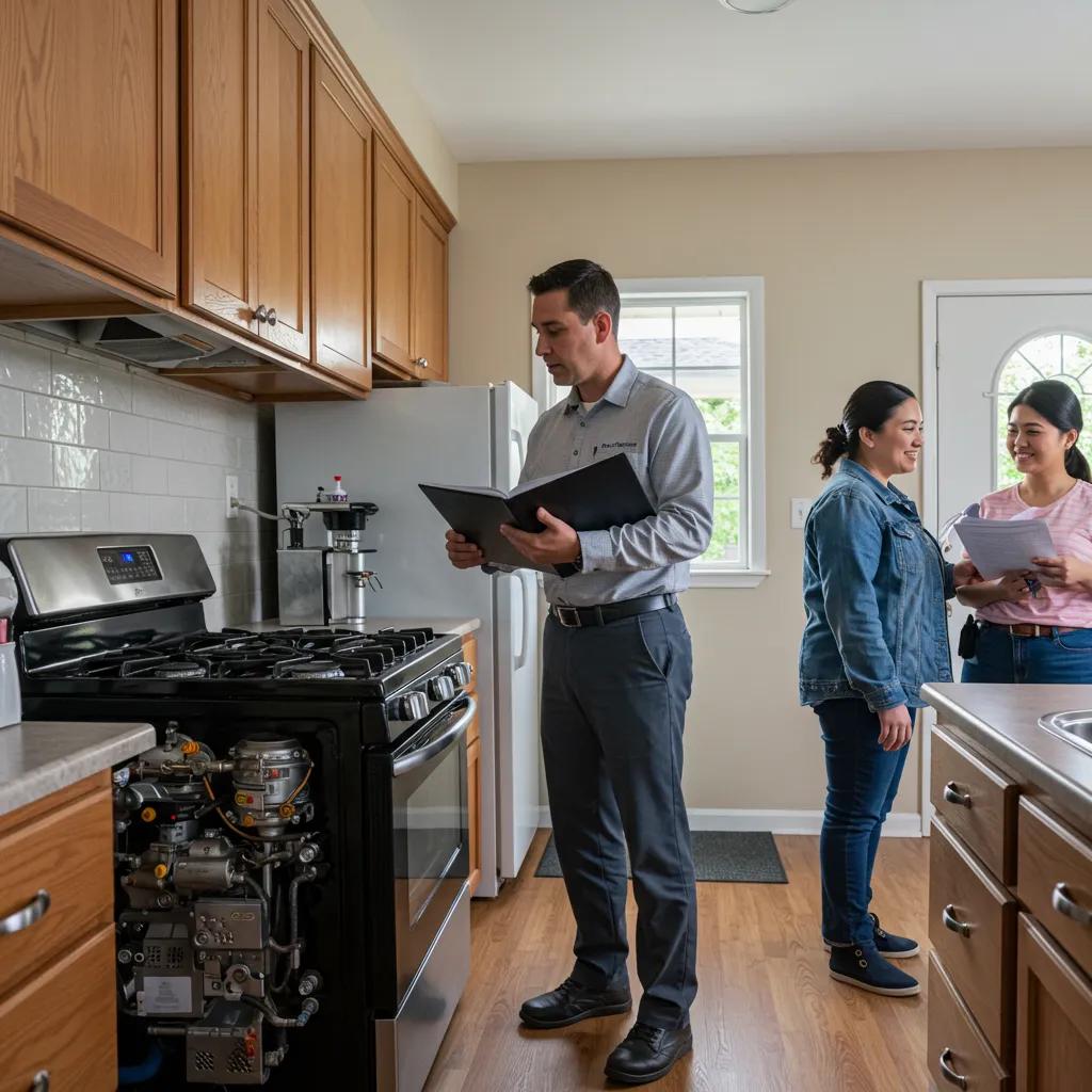 Property manager conducting maintenance inspection to protect rental investments