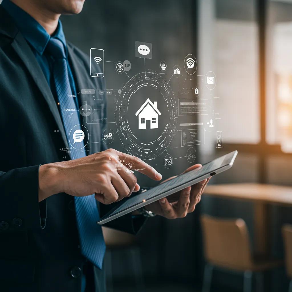 Property manager utilizing technology for efficient property management