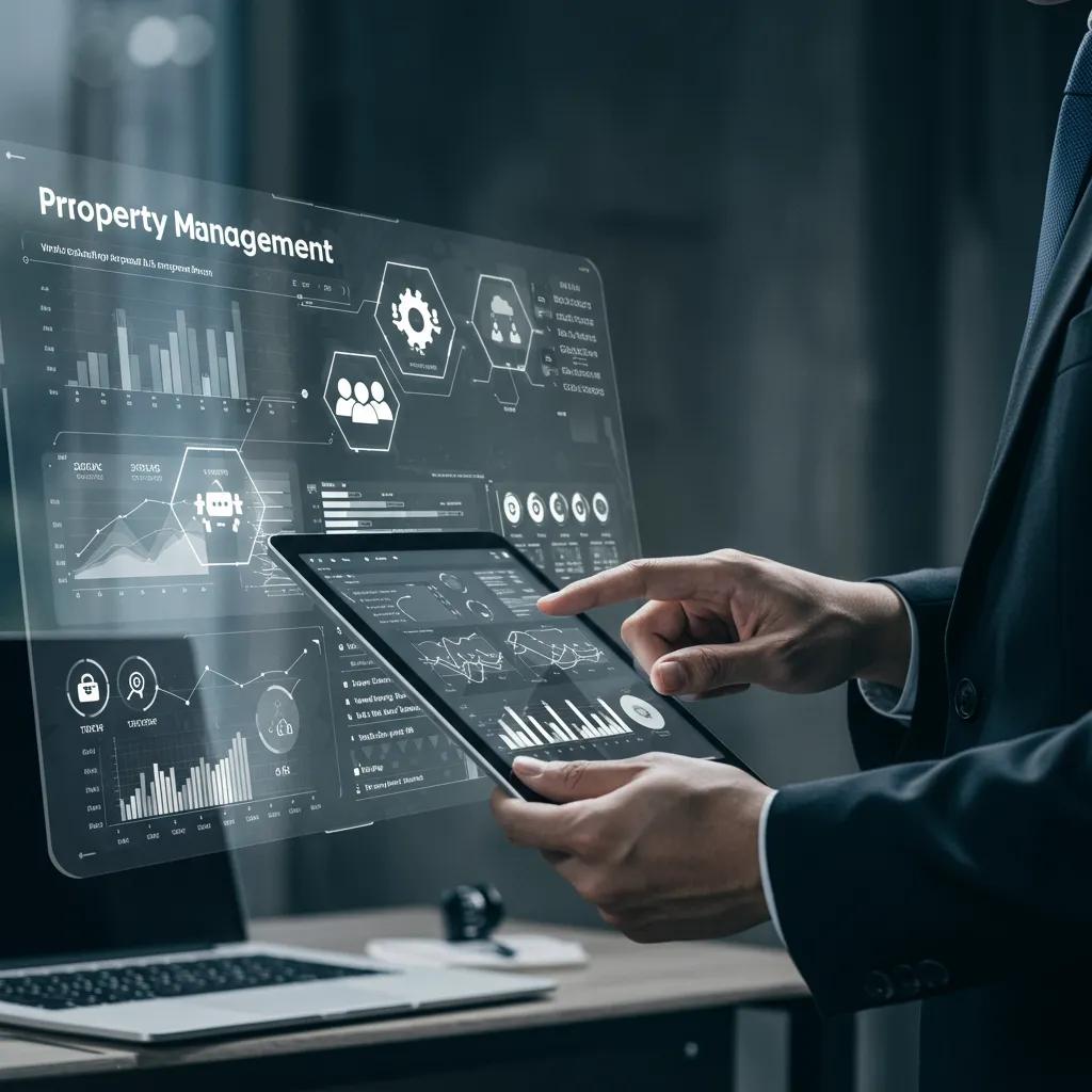 Property manager using technology to enhance property management with digital dashboards